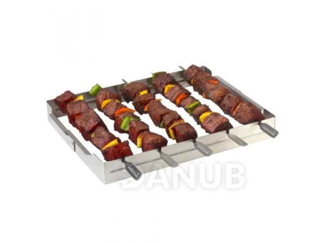 Barbecook Nerezový držiak na špízy, 5 miest
