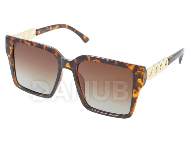 Dámske polarizačné okuliare Golden Chain - brown/Leo