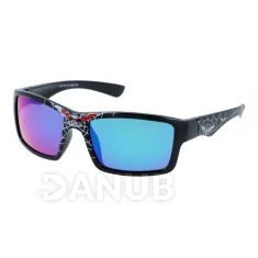 Detské okuliare Black Spider - Green/Blue