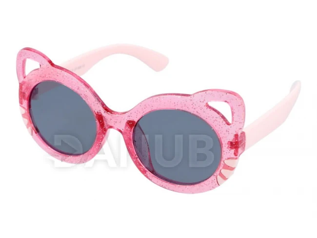 Detské polarizačné okuliare Meow - Pink