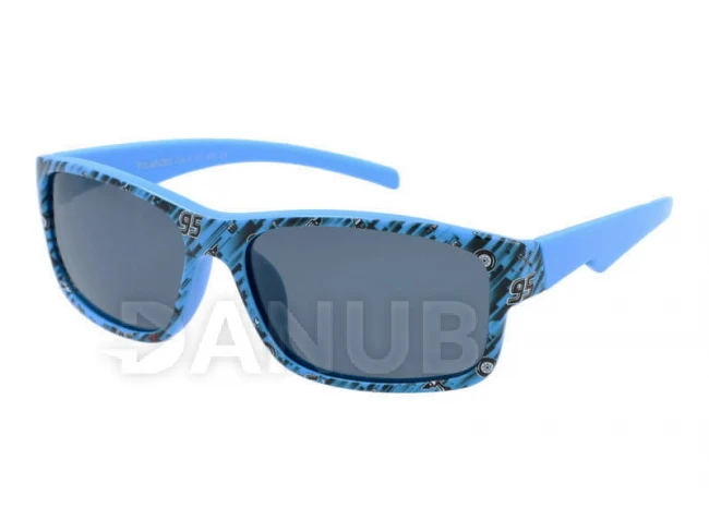 Detské polarizačné okuliare Car Race - svetlomodrá