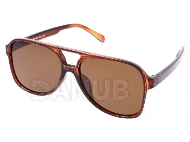 Pánske polarizačné okuliare Hot Design - Brown