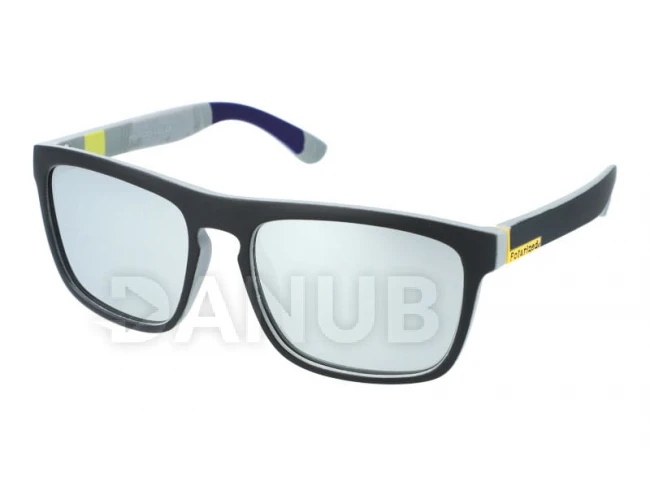 Polarizačné okuliare Colour Joy - Silver/Black - matné