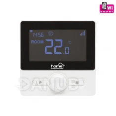 Smart termostat, čierny