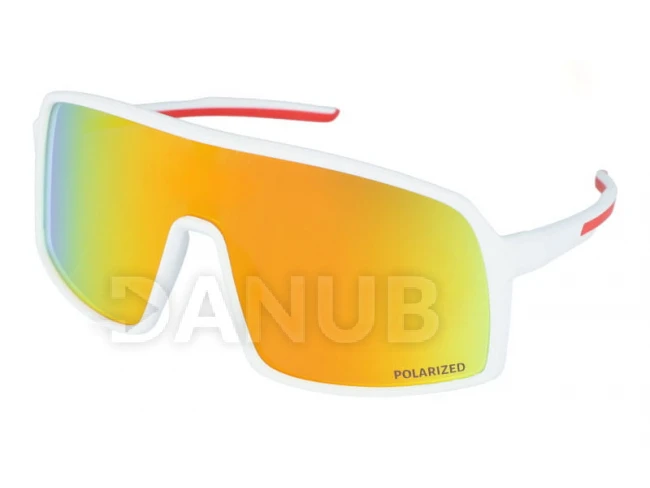 Športové polarizačné okuliare Be Active - White/Red