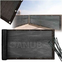 Balkónová zástena - 150g/m2 - 1x7 m - antracit