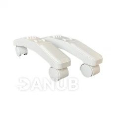 Konzoly na ohrievač NOIROT, CASTORS (2 konzoly + 4 kolieska)