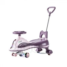 LED odrážadlo Swing FIX S2 s rukoväťou - max. 100 kg - fialová