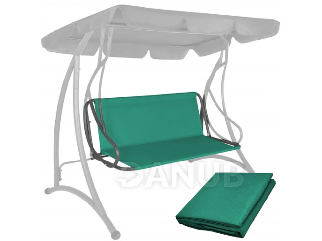 Sedadlo na záhradnú hojdačku - 130 x 100 cm - tyrkysové