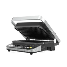 Elektrický gril AENO AEG0005 EG5, 2000 W, gril 3 v 1, obojstranné platne, 6 programov, LED displej