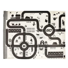 Hracia podložka pre deti mestské dopravné značky - 130x100cm