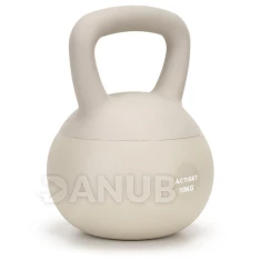 Kettlebell - mäkký - 10 kg - béžový