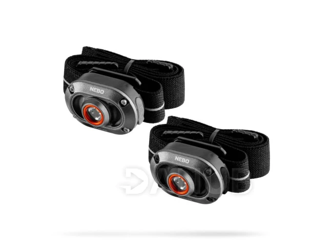 Nabíjateľné čelovky výkonné - sada 2ks