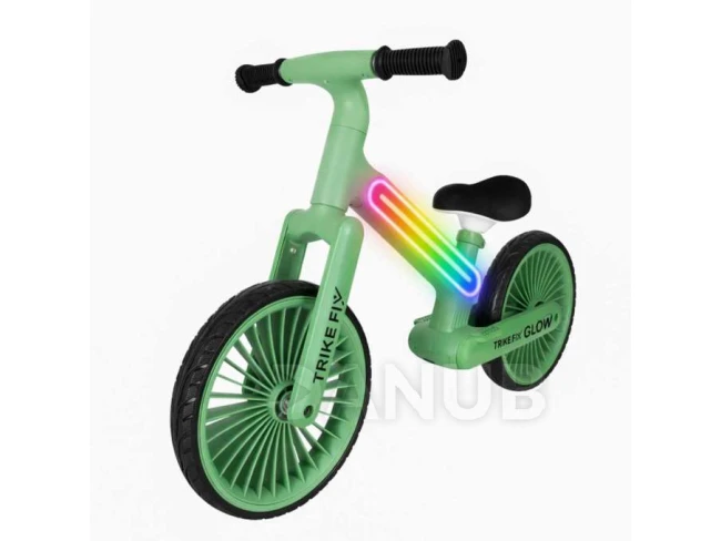 Odrážadlo Trike Fix Glow LED - zelené