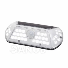 Solárny LED reflektor so senzorom pohybu - 300 lm/6000 K