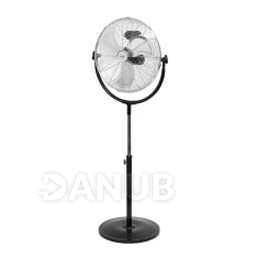 Stojanový kovový ventilátor, 45 cm, 100 W