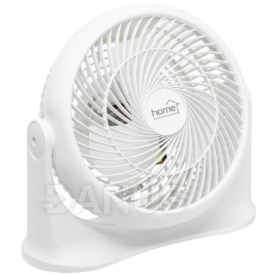 Stolný / nástenný turbo ventilátor, 20 cm, 30 W, biela