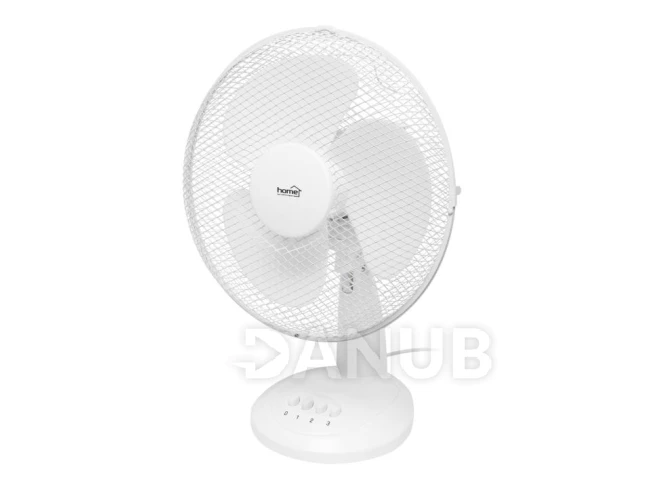 Stolný ventilátor, 30 cm, 40 W, biela farba