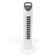 Stĺpový ventilátor, biela farba, 79 cm, 45 W