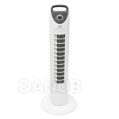 Stĺpový ventilátor, biela farba, 79 cm, 45 W