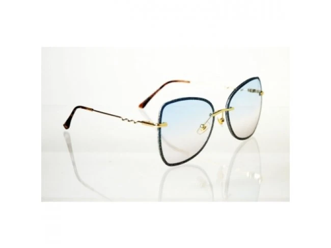 Dámske slnečné okuliare Glass Glitter BLUE