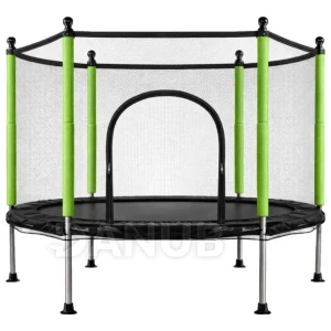 Detská záhradná trampolína - 140 cm - zelená