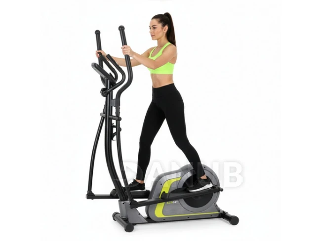 Eliptický magnetický trenažér na cvičenie a kardio tréning, fitness