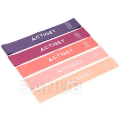 Fitnes odporové gumy na cvičenie - sada 5 ks - odpor 1-20 kg