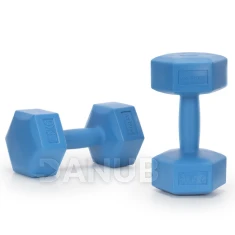 Jednoručné činky - 2 ks - 2x2,5 kg - modré