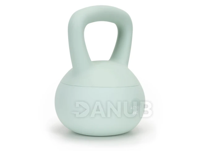 Kettlebell - mäkký - 6 kg - tyrkysový Kettlebell - mäkký - 6 kg - tyrkysový
