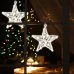 LED dekorácia do okna, akrylová hviezda