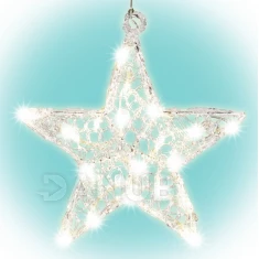 LED dekorácia do okna, akrylová hviezda