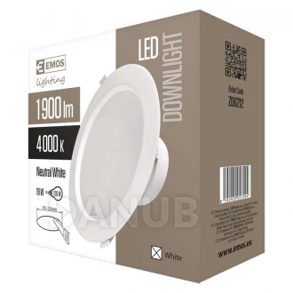 LED downlight 19W neutrálna biela 