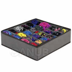 Organizér na bielizeň - 24 priehradok - sivý