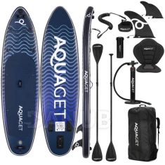 Paddleboard s príslušenstvom - 320 cm - 150kg - tmavomodrý
