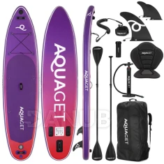 Paddleboard s príslušenstvom - 350 cm - 220kg - fialovo-červený