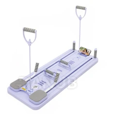 Pilates Reformer - 106 cm - fialovo/sivý