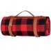 Pikniková deka 200 x150cm - červené káro
