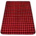 Pikniková deka 200 x150cm - červené káro