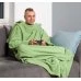 Deka s rukávmi zelená