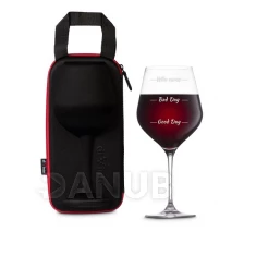 Puzdro s maxi pohárom na víno Who Cares