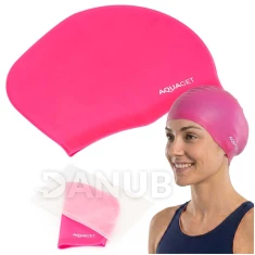 Silikónová plavecká čiapka - univerzálna unisex - ružová