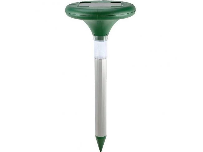 Solárny odpudzovač krtkov + Led