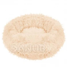 Pelech pre psa a mačky plyšový 70cm - krémový