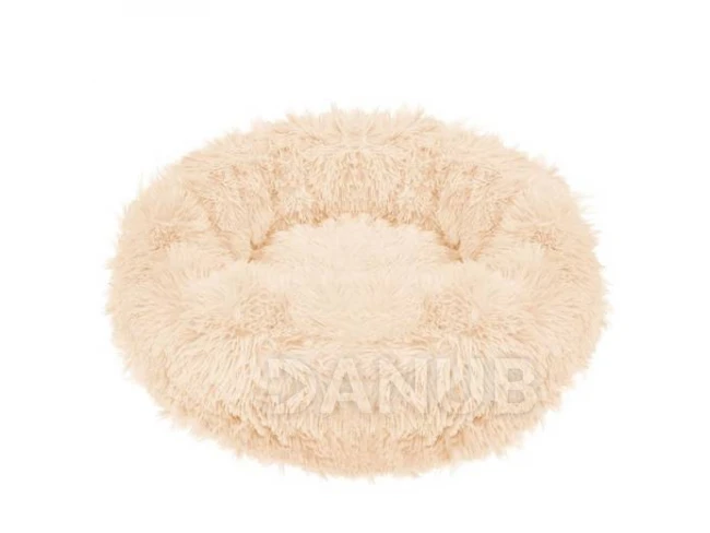 Pelech pre psa a mačky plyšový 70cm - krémový