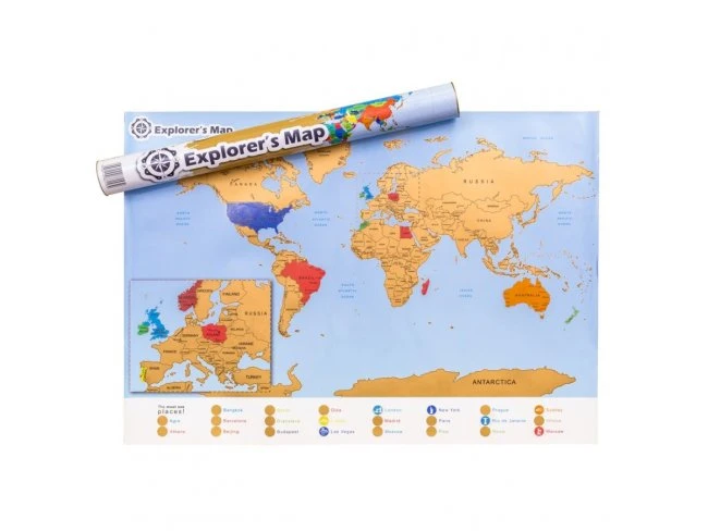 Stieracia mapa pre cestovateľov