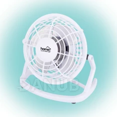 Stolný USB ventilátor - 10 cm - biela