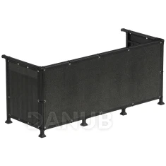 Tieniaca balkónová záclona - 1x5 m - 95% tienenie - antracitová