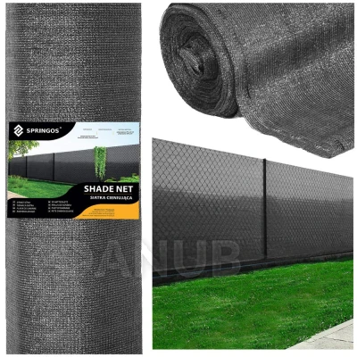 Tieniaca sieť - 90% tienenie - 1,5x10m - 140g/m2 - svetlý antracit
