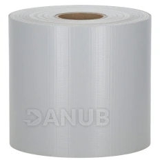 Tieniacia páska na plot - 450g/m2 - 50m x 19 cm - svetlosivá + 20ks klipov